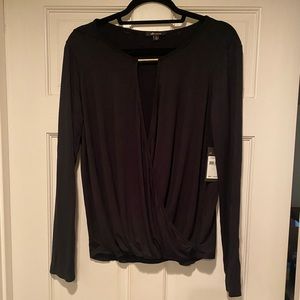 Ella Moss Long Sleeve Surplice Top